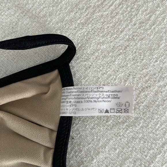 American Apparel Black Swim Baiting Suit Top - Picture 4 of 7